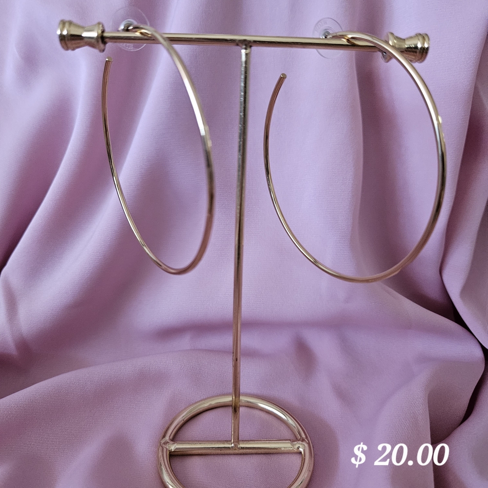 Elegant Gold Hoop Earrings